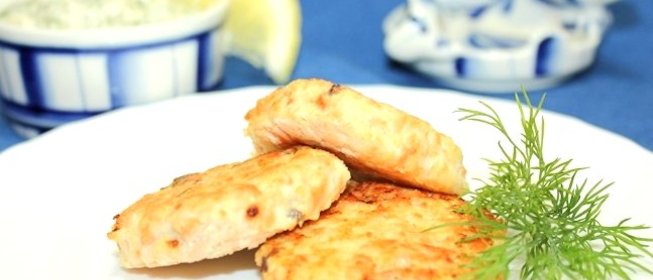 Рыбные котлеты из горбуши