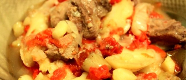 Рагу из говядины с картофелем