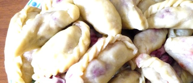 Вареники с вишней по‑домашнему