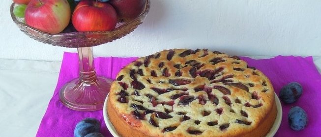 Капустный блинный пирог