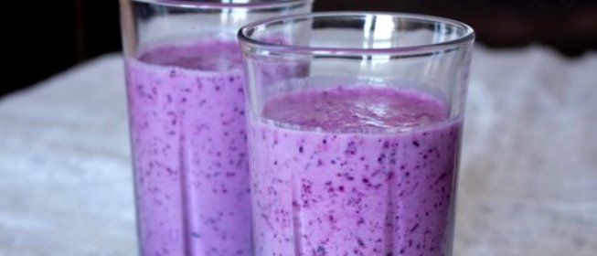 Черничный йогурт