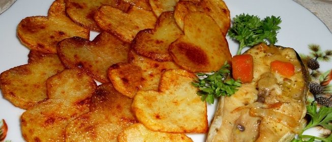Жареный картофель Для любимого