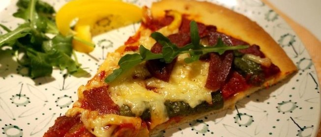 Творожная пицца