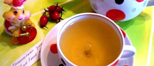 Зеленый чай с травами и шиповником