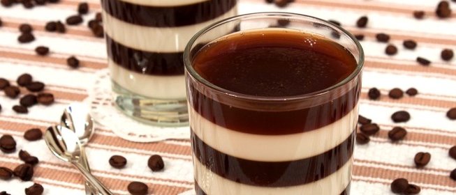 Желе «Кофе с молоком»