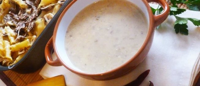 Грибной суп и макаронная запеканка