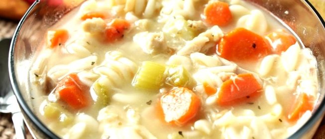 Куриный суп с пастернаком