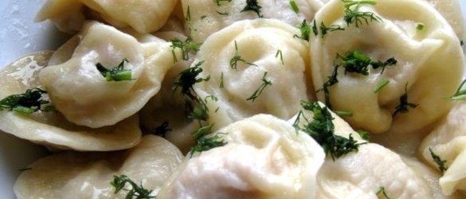 Пельмени с уксусом