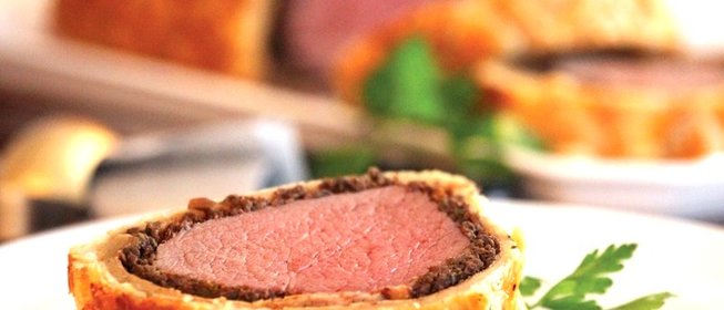 Говядина «Веллингтон» с беконом