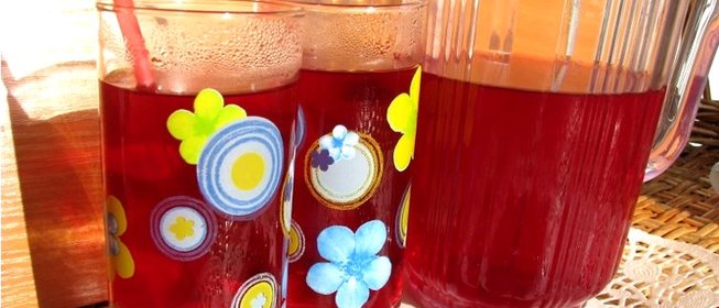 Компот из смородины и малины