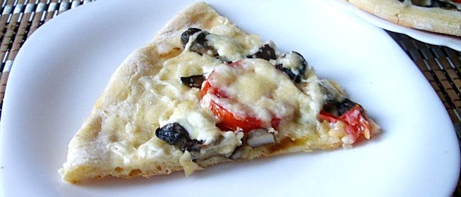 Пицца с грибами