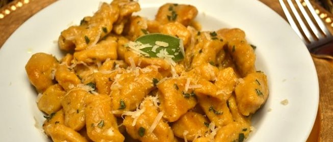 Клецки из тыквы с пармезаном