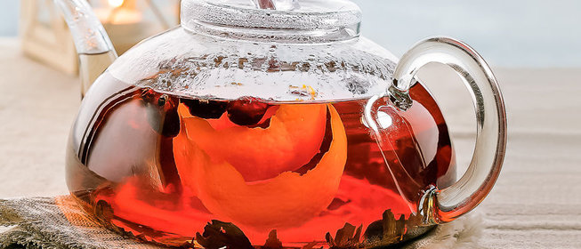 Чай с сушеным шиповником