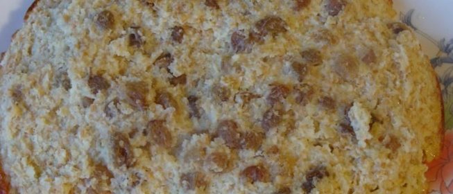 Запеканка творожная для детей с овсяными хлопьями