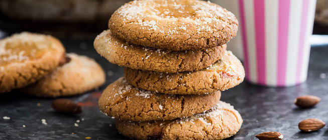 Песочное печенье с повидлом