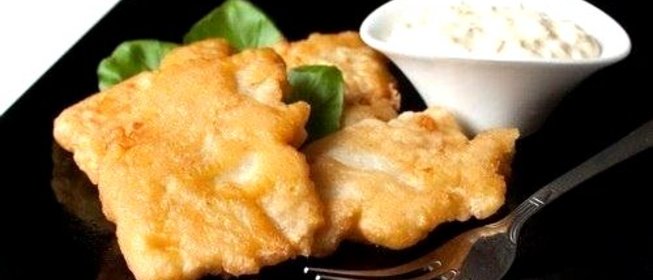 Жареная рыба в кляре