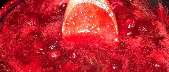 Кленово-клюквенный компот