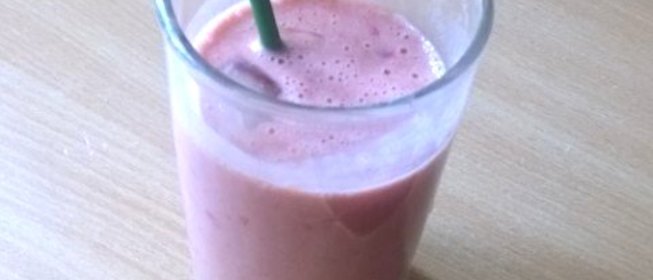 Смузи с бананом и кофе