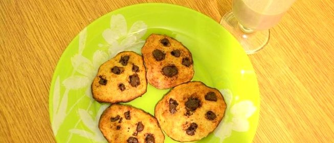 Бананово-овсяное печенье