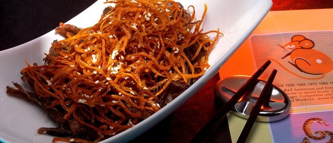 Рваная говядина с карамелизованной морковью