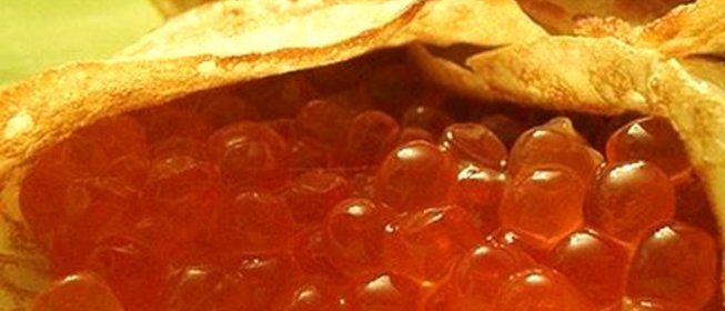 Блины с икрой
