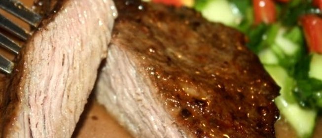Мраморная говядина на мангале