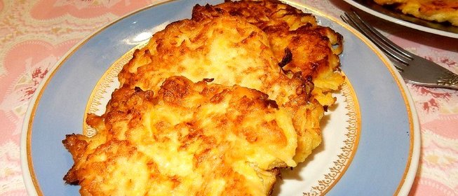 Кабачковые оладьи