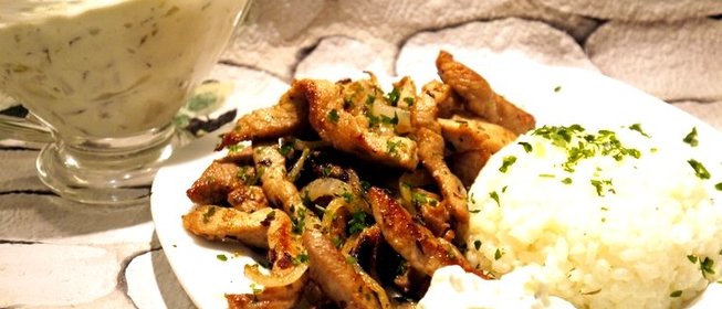 Свинина по-гречески