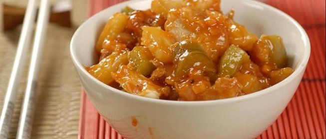 Свинина в кисло-сладком соусе