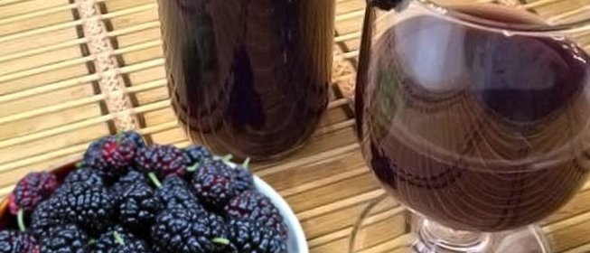 Домашнее вино из шелковицы