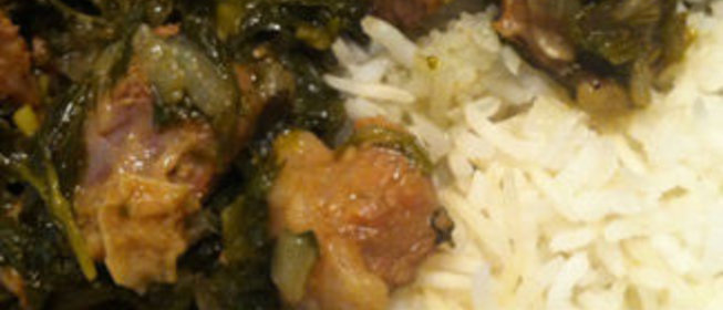 Плов сабза-каурма