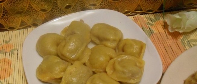 Пельмени с печенью