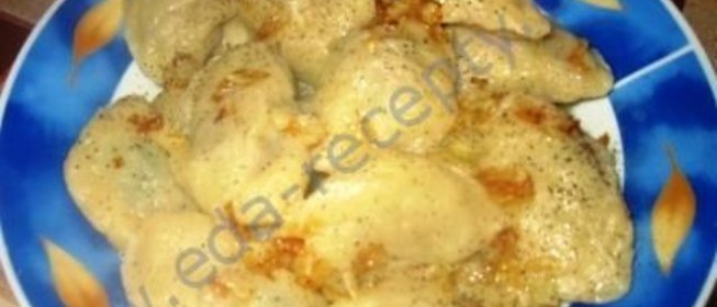 Вареники с мясом