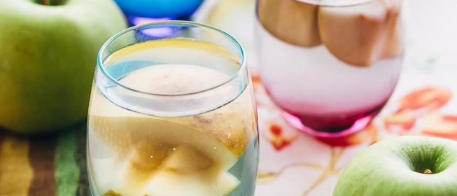 Компот из целых яблок