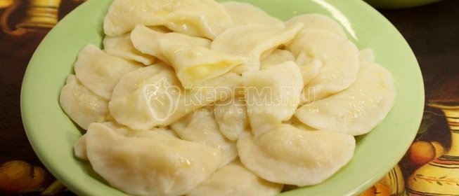 Вареники с нежным картофелем