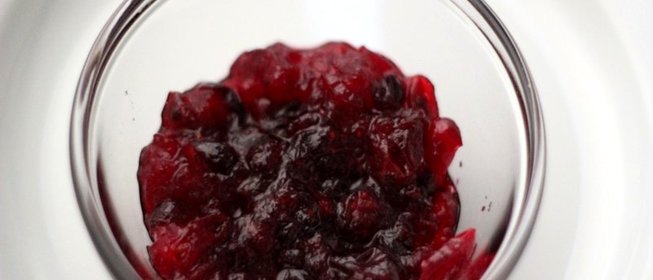 Клюквенный соус к дичи