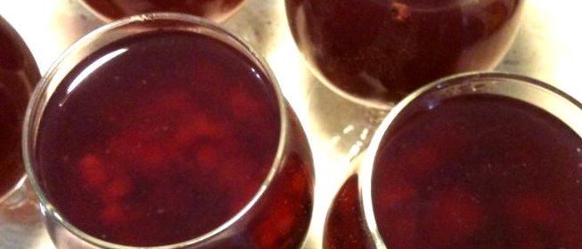 Желе из компота с желатином