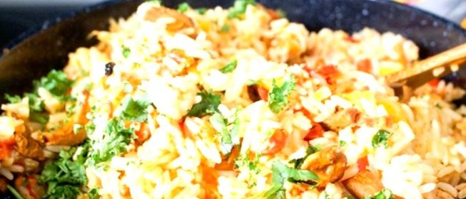 Плов с лисичками