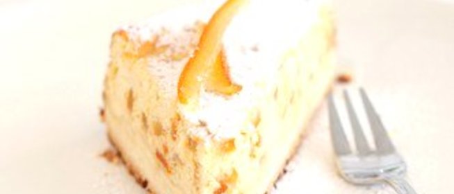 Творожная запеканка с фруктами