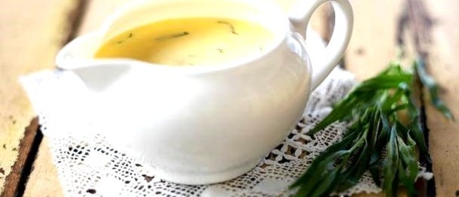 Соус велюте с эстрагоном к белому мясу и рыбе на гриле