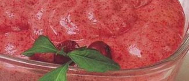 Цитрусовый смузи с ягодами и тофу