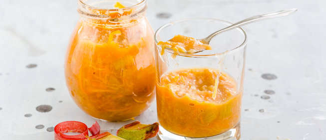 Джем из ревеня с апельсином