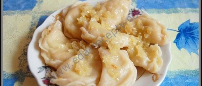 Вареники постные с картошкой без яиц