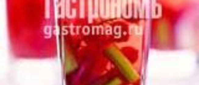 Компот из ревеня