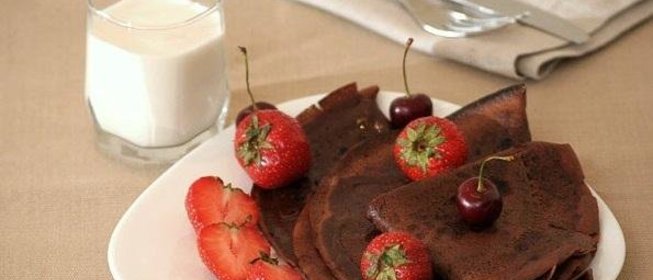 Шоколадные блинчики