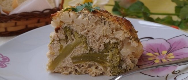 Фаршированная цветная капуста