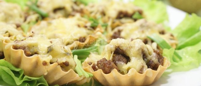 Тарталетки с начинкой «Новогодний сюрприз»