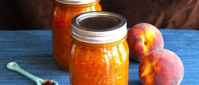 Варенье из персиков с сахаром