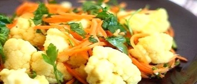 Маринованная цветная капуста по-корейски
