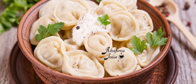 Пельмени домашние (тесто в хлебопечке)